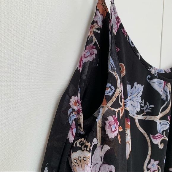 WHBM Midnight Vines Dress - Picture 6 of 12